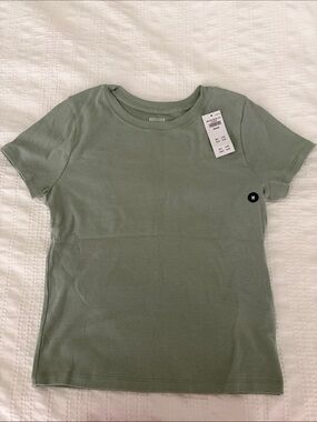 Hollister Light Sage Short Sleeve Tee